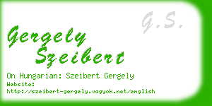 gergely szeibert business card